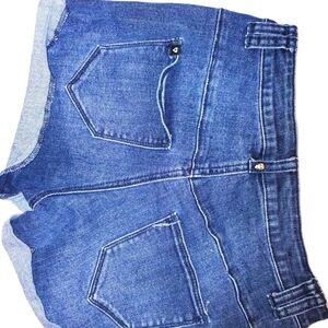 Blackheart Skull Denim Jean Shorts 1